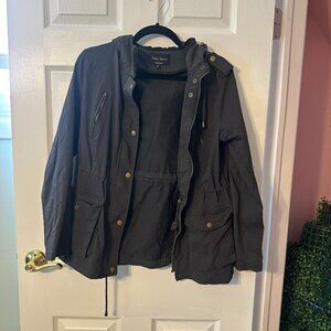 Gray Utility Cargo Jacket - Eden Society